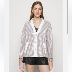 Maje Vido Tweed Jacket Cardigan